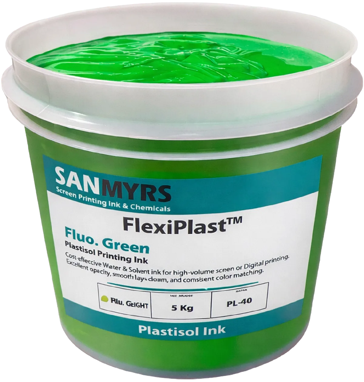Plastisol Fluorescent Green